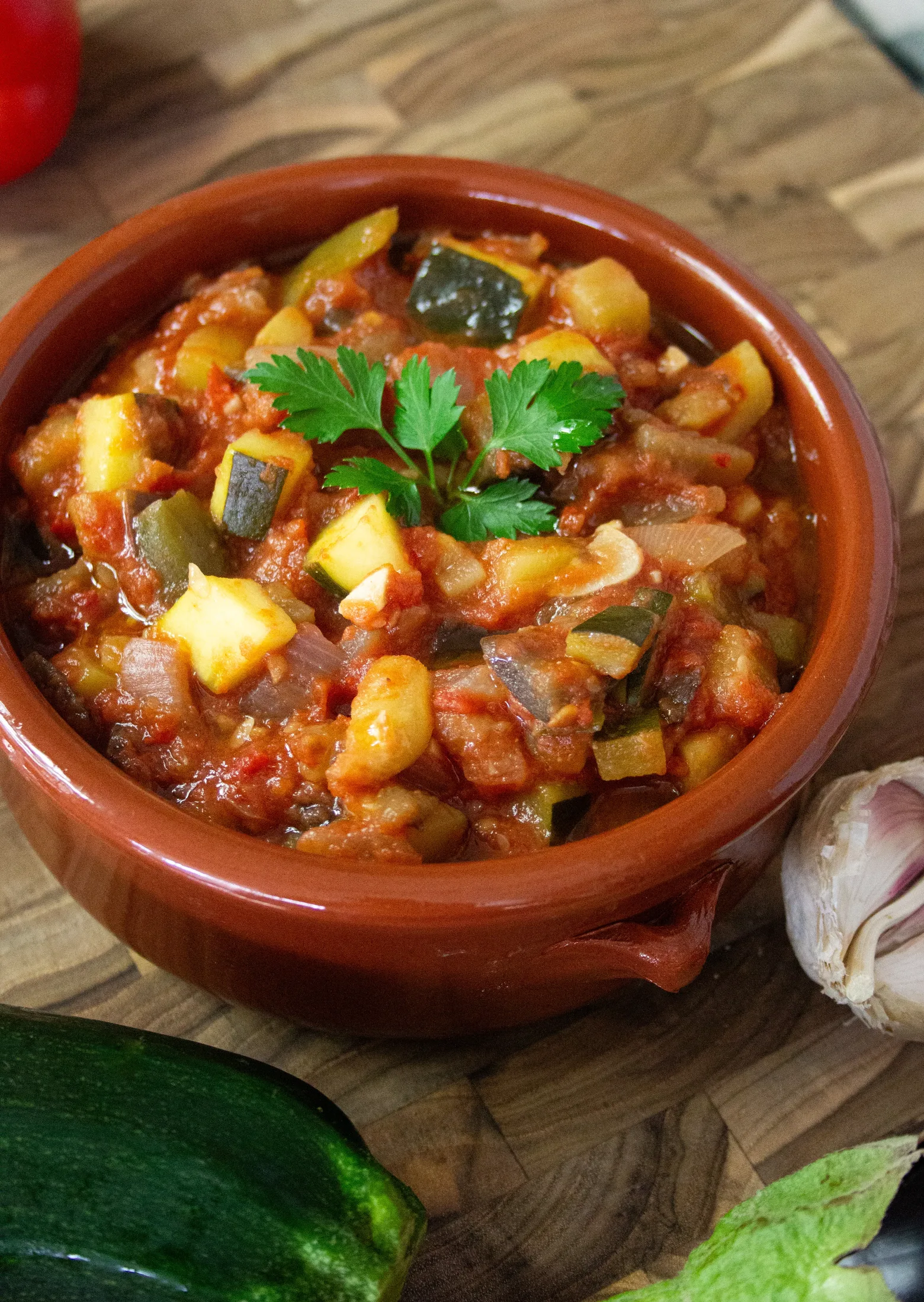 Photograph of Mediterranean vegetable stew